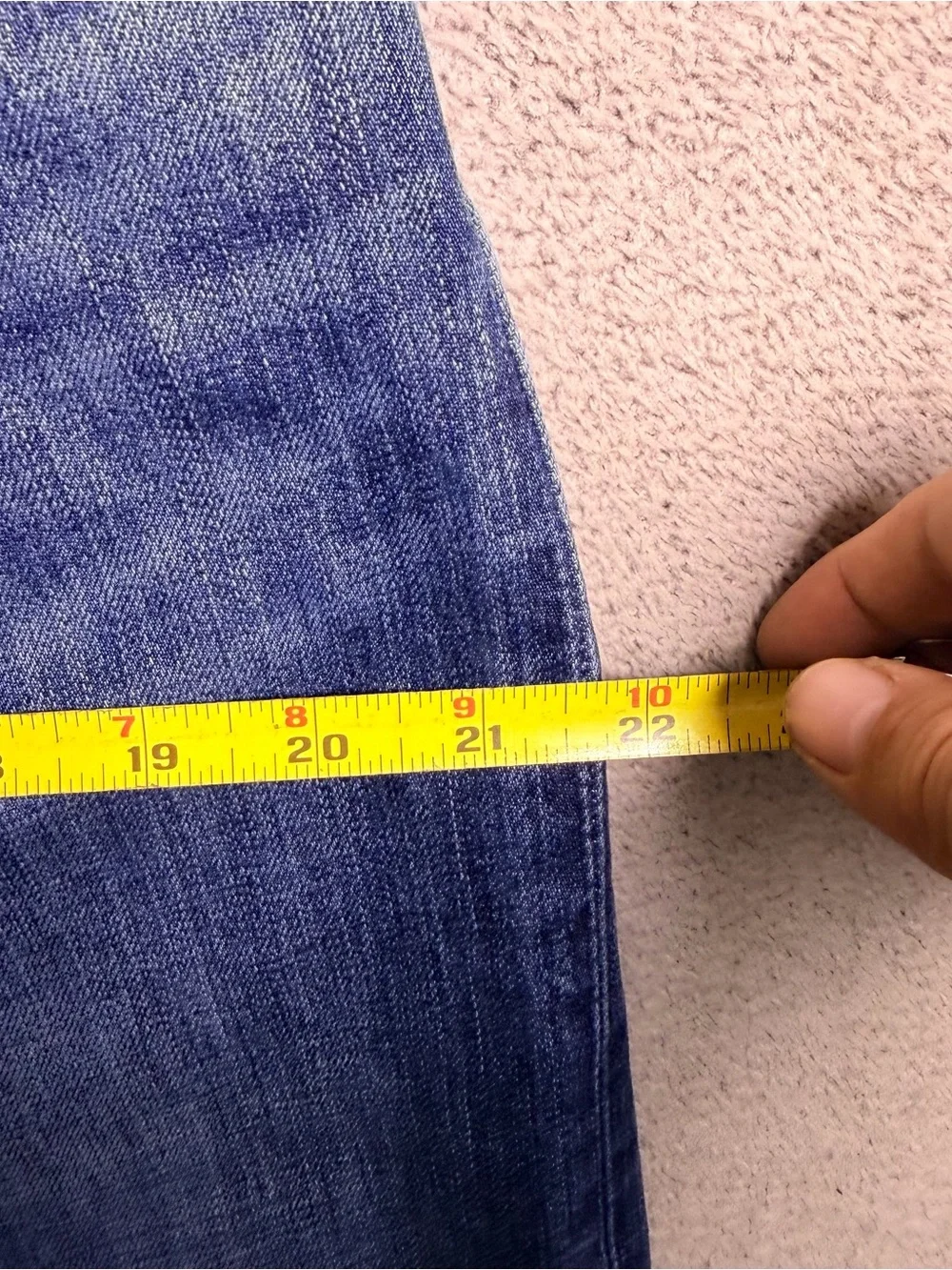 Banana Republic Vintage Straight Jeans Mens 34x30 Medium Wash Denim Whisker Fade